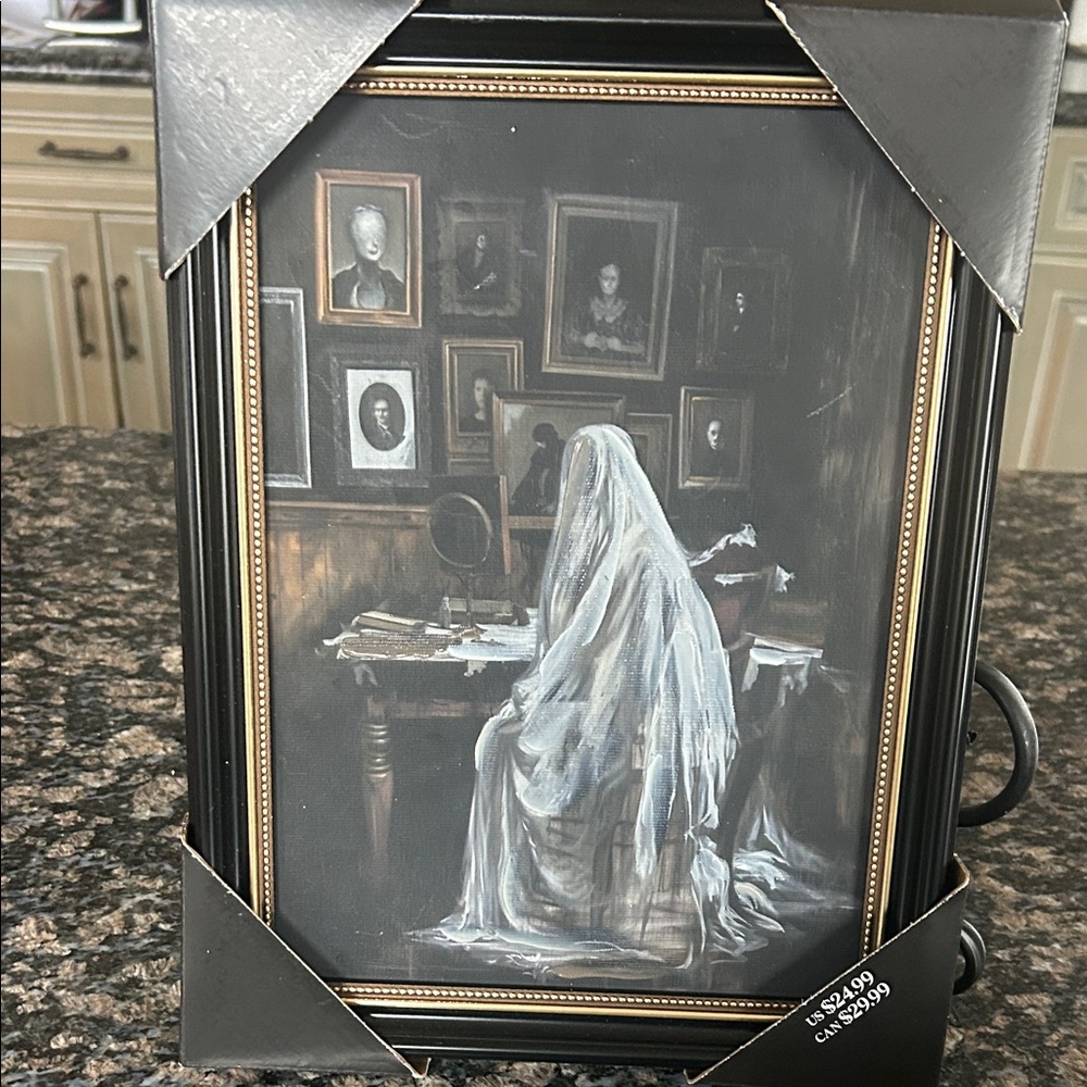ASHLAND 9 x12 SPOOKY GHOST WALL DECOR NWT